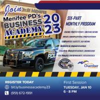 Menifee PD: Business & Employee Protection Academy 2023