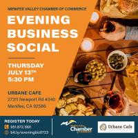 Evening Business Social @ Urbane Cafe