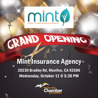 Ribbon Cutting & Grand Opening @ Mint Insurance Agency