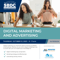 SBDC Workshop: Digital Marketing and Advertising