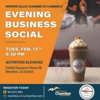 Evening Business Social @ Nutrition Elevated