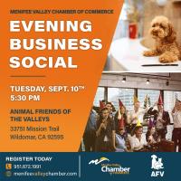 Evening Business Social @ Animal Friends of the Valleys