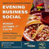 Evening Business Social @ Tacos & Tequila