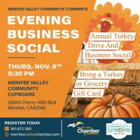 Evening Business Social @ Menifee Valley Community Cupboard