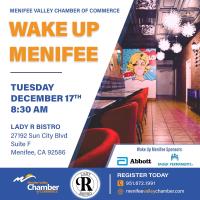 Wake Up Menifee at Lady R Bistro