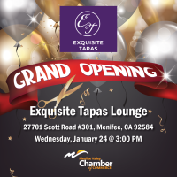 Ribbon Cutting @ Exquisite Tapas Lounge