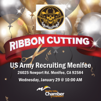 Ribbon Cutting @ US Army Recruiting Office Menifee