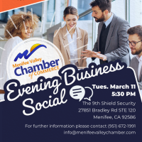 Evening Business Social @ The 9th Shield