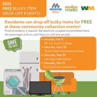 Menifee Free Bulky Item Drop-Off Event at Quail Valley Elementary School