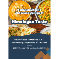 Himalayan Taste Ribbon Cutting
