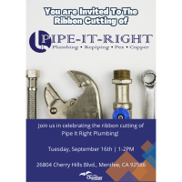 Pipe It Right Ribbon Cutting