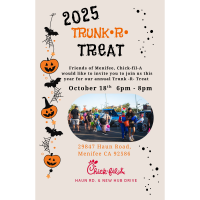Chick-Fil-A Menifee Trunk or Treat