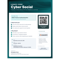 Legacy Core Cyber Social – Multi-Factor Authentication for Small Businesses