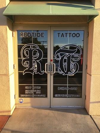 Cut Vinyl Window Lettering and Graphics