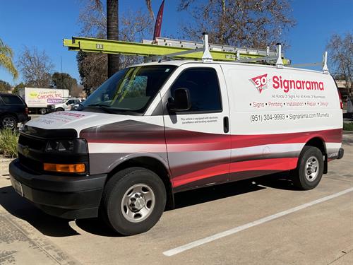 Signarama Service and Installation Van