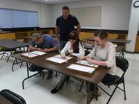 Central Texas College Geology class at LCHEC