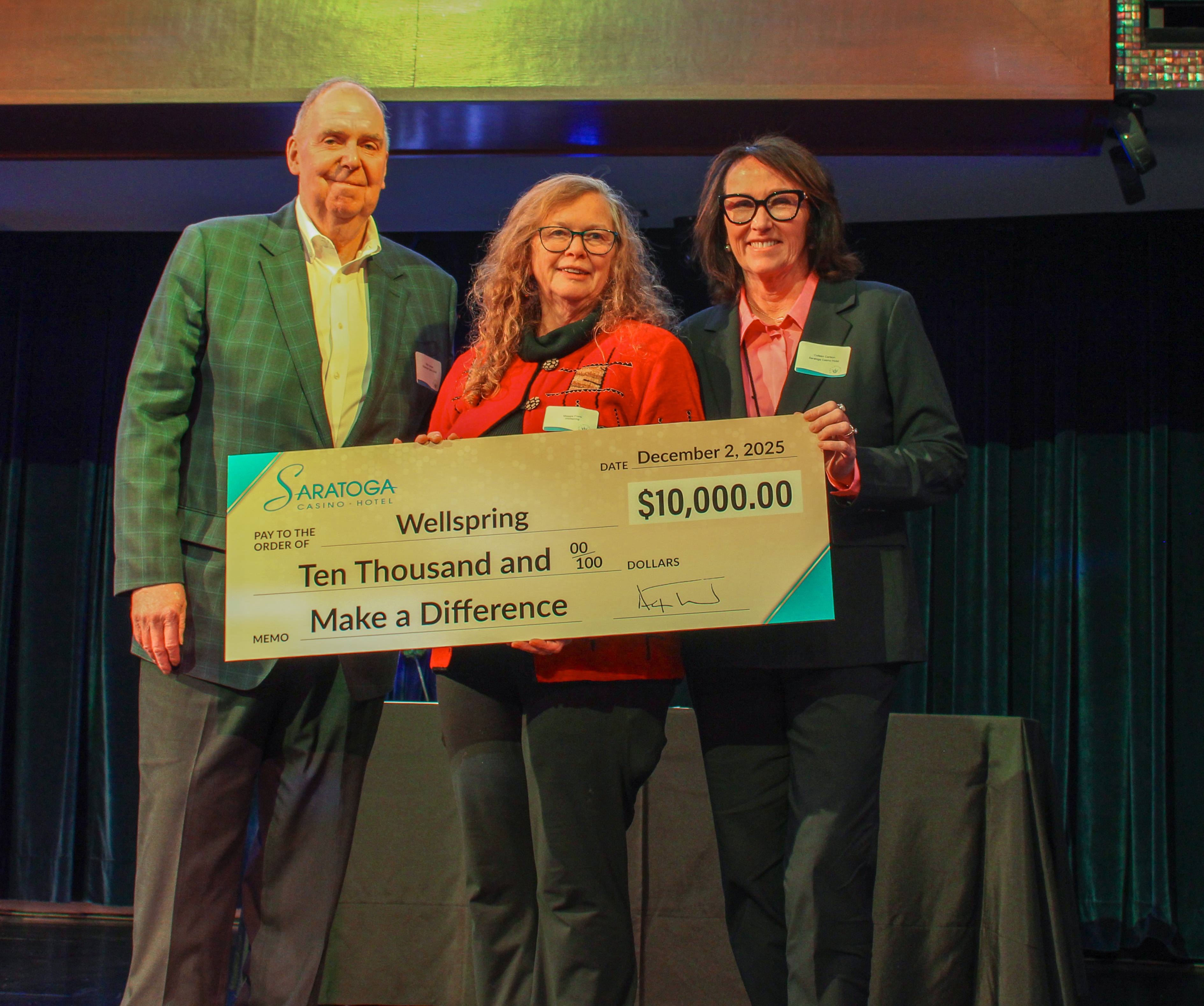 Image for Saratoga Casino Hotel Marks ‘Giving Tuesday’ with $120,000 in Donations