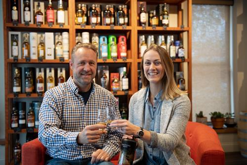 Holly & Charles, the owners of First Fill Spirits