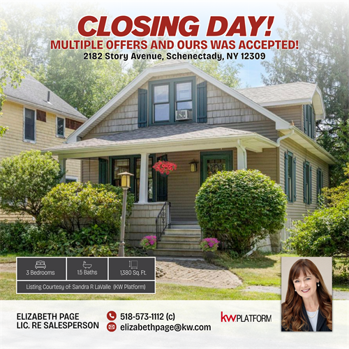 CLOSING DAY! Multiple offers? No problem! Jayson and Shannon won their dream home. What’s better? It’s on Story Ave. I mean, who wouldn’t want to live on Story Ave? Their next story begins.