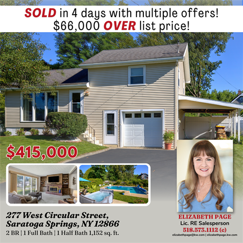SOLD! This sweet house just sold on the West side of Saratoga.  My dear sellers are thrilled to have sold for $66K OVER list price!They’re off to the next chapter of their lives. #saratogarealestate #ilovemyclients #workfrommyheart #listingagent