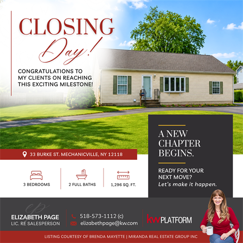 CLOSING DAY! Sooo Mama-bear-like proud of this outstanding young couple who have purchased their 1st home and WON out on a multiple offer scenario (without over-paying)! When closing day comes… the reward is SO REAL!