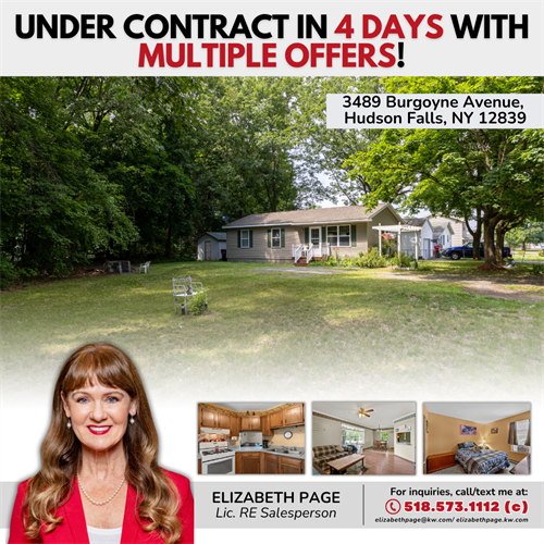 My seller is one grateful lady and I couldn’t be happier for her. She was able to choose from 4 GREAT offers. A huge thank you to Tristin Spencer - RE Salesperson at KW for bringing an outstanding offer. Win-win for all.