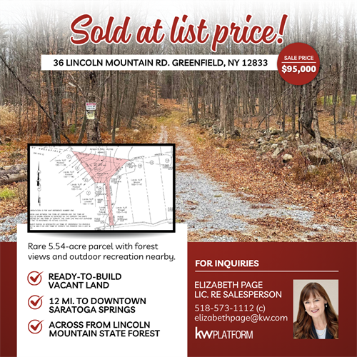 SOLD! This beautiful piece of land just sold for list price! A win-win for all!