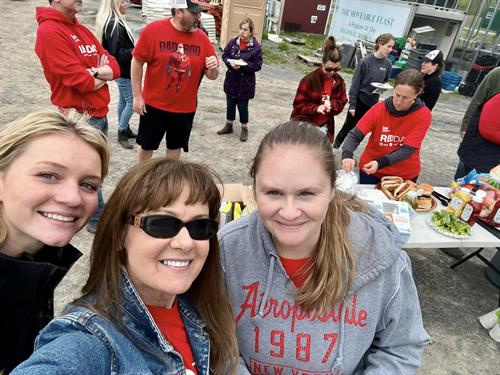 Such a productive Red Day of community service. This farm supports the regional food bank of Northeastern NY. KW agents spend the day planting, painting, cleaning and doing whatever is needed to help this farm succeed. #RedDay #renewenergizedonate