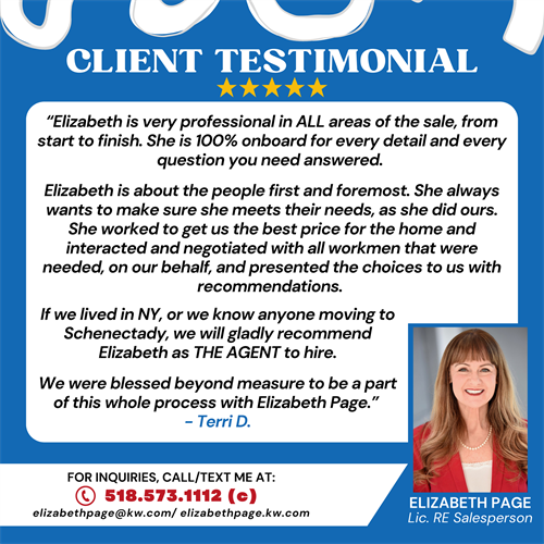 This was an estate, and it was a long process getting the house ready to sell; the sellers were in VA, and I was so grateful for their trust—thanks to everyone's diligence, the house sold $50K over list price in just five days; if you or anyone you know is thinking about selling, please call or text me at 518-573-1112 to discuss! #listingagent #WorkFromMyHeart #TestimonialTuesday #ilovemyclients