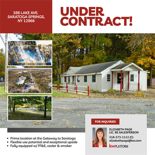 SALE PENDING! A buyer came with a perfect vision for this unique property, and my seller has accepted a great offer! #saratogaspringsrealestate