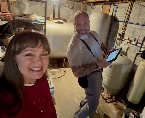 Getting another house ready to roll, can't say where yet, pre-inspection first with Joe Fasolino, Top Gun Inspection Services Group, Inc.