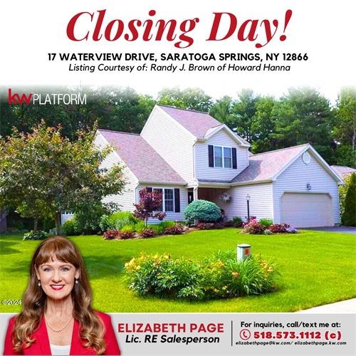 Closing Day: What a great day for my buyers to have just closed on this sweet house!