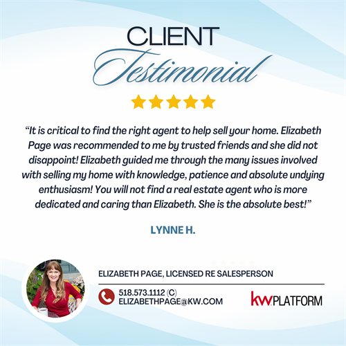 This house sale was an emotional roller coaster for my client. I did everything possible to guide this dear lady. Even through the obstacles and frustrations we were able to get her multiple offers and she was shocked at how much ?? she got for her home. If you are even THINKING about POSSIBLY selling your house OR…just need a????number before you make a decision….I am more than happy to provide a no-obligation-ever analysis. Call/text me at 518-573-1112!