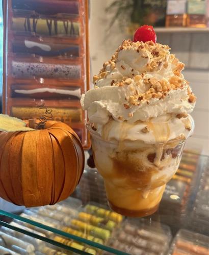 Cider Donut sundaes are back!