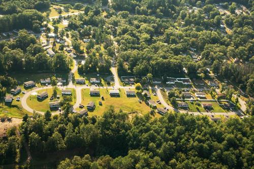 Aerial View of Saratoga Village