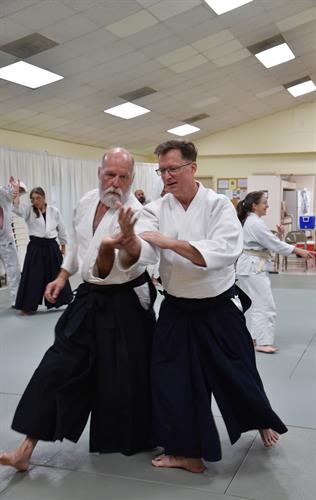 Hands-on guidance from Cooper Sensei — teaching balance and connection. Hands-on guidance from Cooper Sensei — teaching balance and connection.