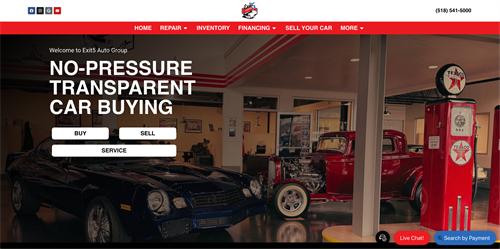Exit5 Auto Website Build