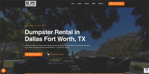 MilSpec Website Build