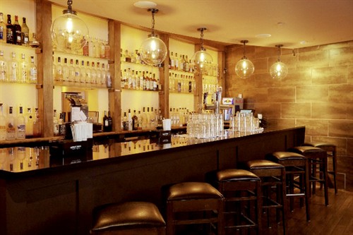 Custom bar design for a hospitality venue in New York City.