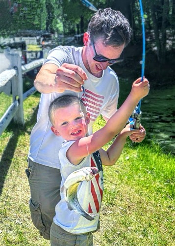 Many Coldbrook kids catch their 1st fish at camp.
