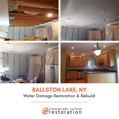 Water Damage Restoration and Rebuild in Ballston Lake, NY