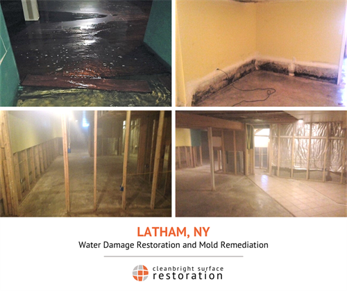 Water Damage Clean-Up and Mold Remediation project in Latham, NY