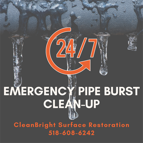 24/7 Emergency Pipe Burst Clean Up in Saratoga County, NY