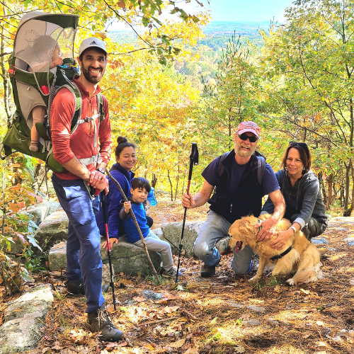 Hiking trails and scenic overlooks just steps from Artisanal Brew Works, a Saratoga Springs restaurant with direct access to outdoor adventure