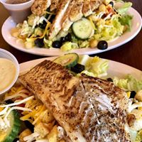 Grilled Haddock and Romaine