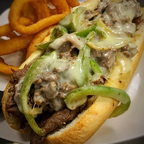 Our Philly Cheese Steak (chicken available upon request)