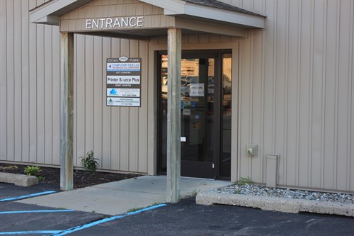 Entrance to CTi Tech Plaza, home of Computer Ties, at 2903 W Michigan Ave, Jackson, MI 49202.