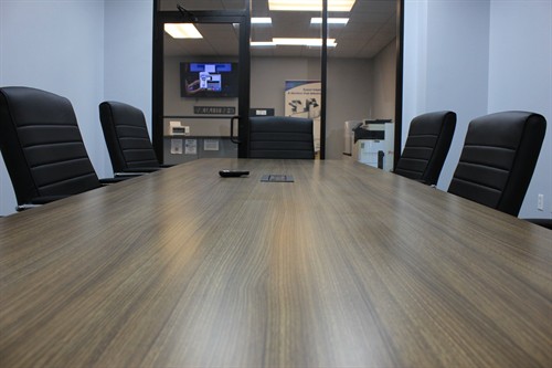 Another view of the conference room at CTi Tech Plaza, home of Computer Ties, in Jackson, MI.