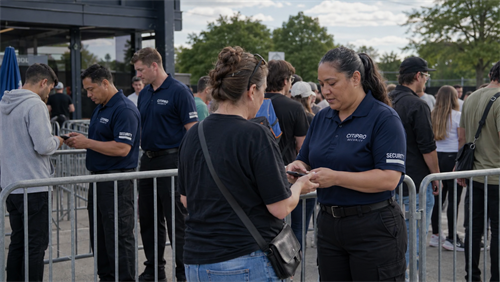 Safety management for public or private gatherings.