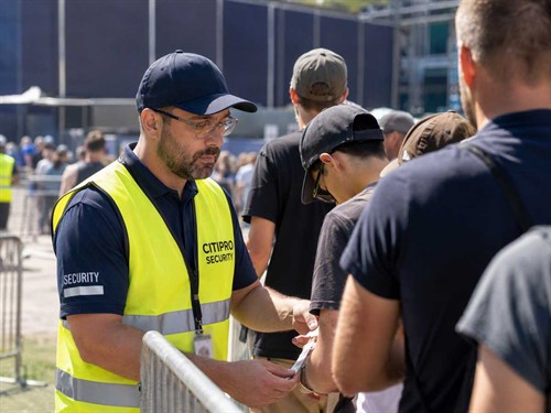Event security for public or private gatherings.